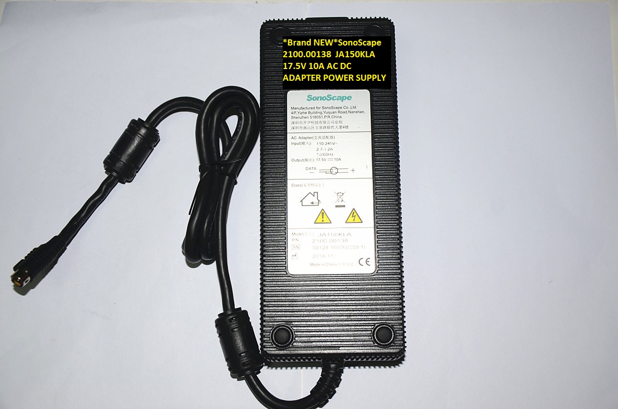 *Brand NEW*SonoScape JA150KLA 2100.00138 17.5V 10A AC DC ADAPTER POWER SUPPLY